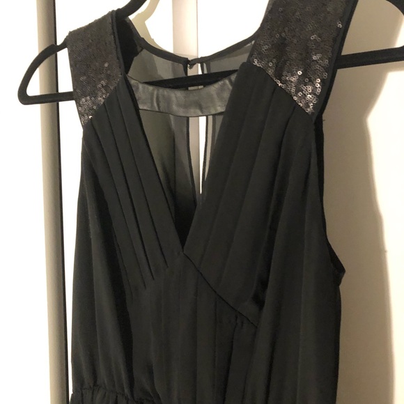BCBG Black Floor Length Dress - Picture 3 of 11